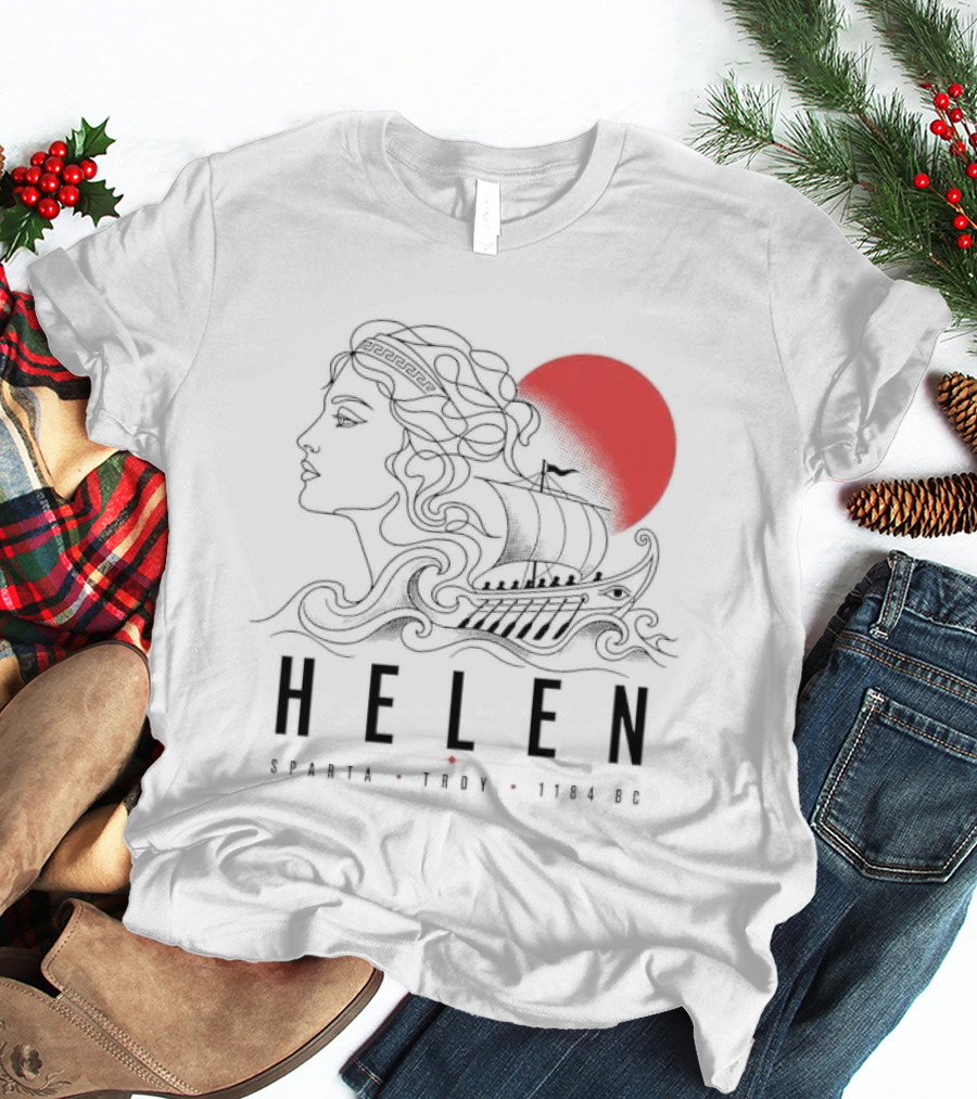 Helen Of Troy Sparta 1184 BC Greek Mythology History T-Shirt
