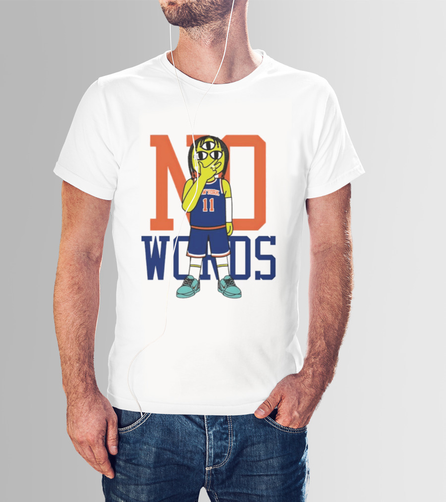 Jalen Brunson New York Knicks No Words Three Eyed Cartoon T-Shirt