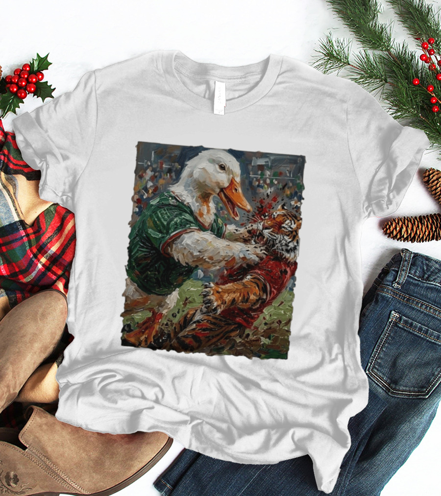 Oregon Ducks Auburn Tigers Football Rivalry Clash T-Shirt