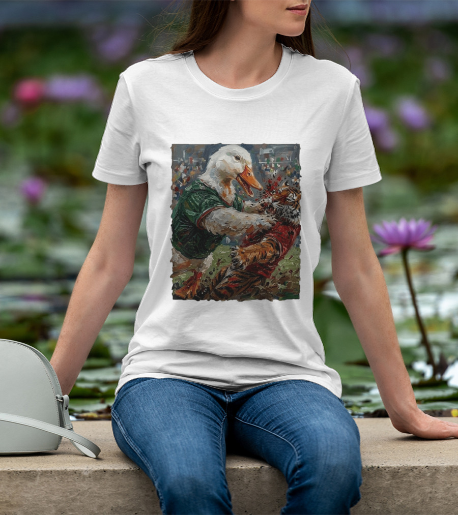 Oregon Ducks Auburn Tigers Football Rivalry Clash T-Shirt
