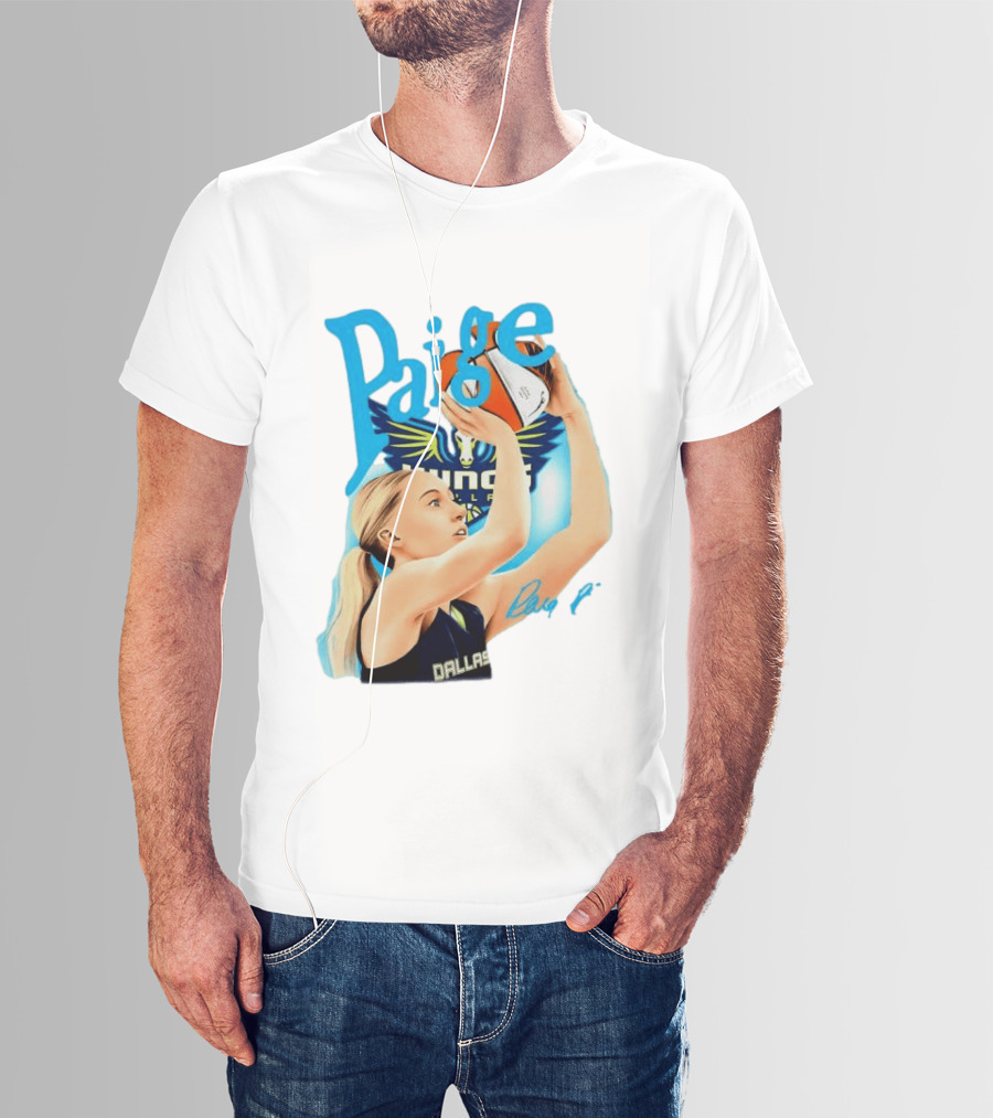 Paige Bueckers Dallas Wings Basketball WNBA Player T-Shirt