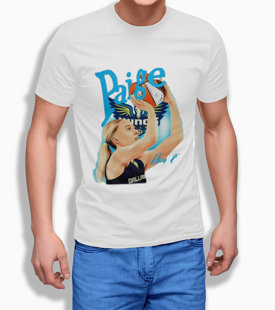 Paige Bueckers Dallas Wings Basketball WNBA Player T-Shirt