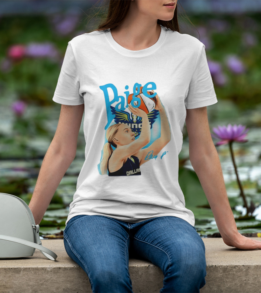 Paige Bueckers Dallas Wings Basketball WNBA Player T-Shirt