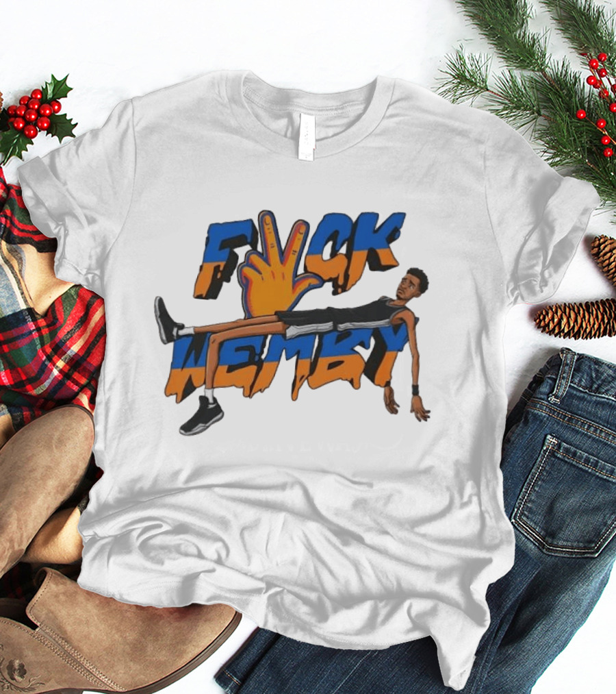 Victor Wembanyama Spurs Fvck Wemby Basketball Artistry T-Shirt