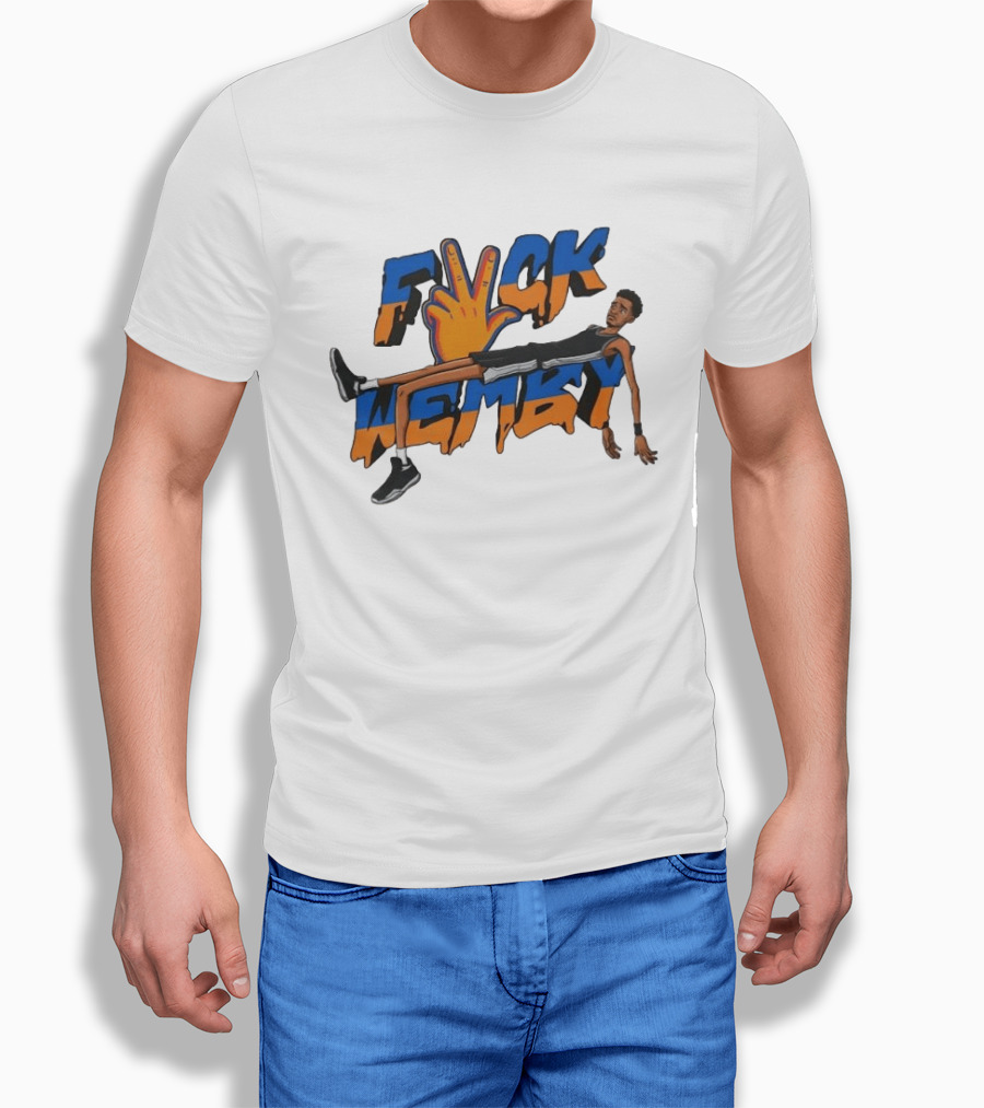 Victor Wembanyama Spurs Fvck Wemby Basketball Artistry T-Shirt