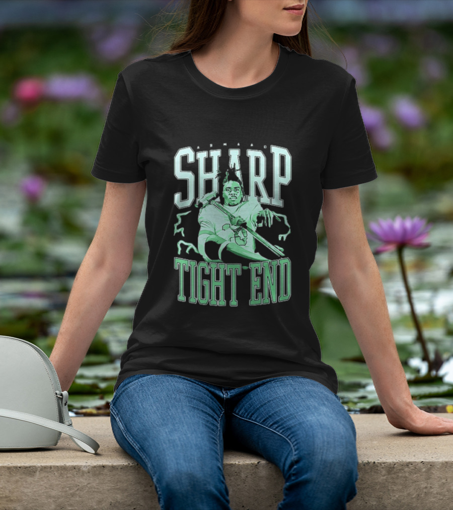 Armaad Sharp Football Player Graphic With Hammer And Electric Aura T-Shirt
