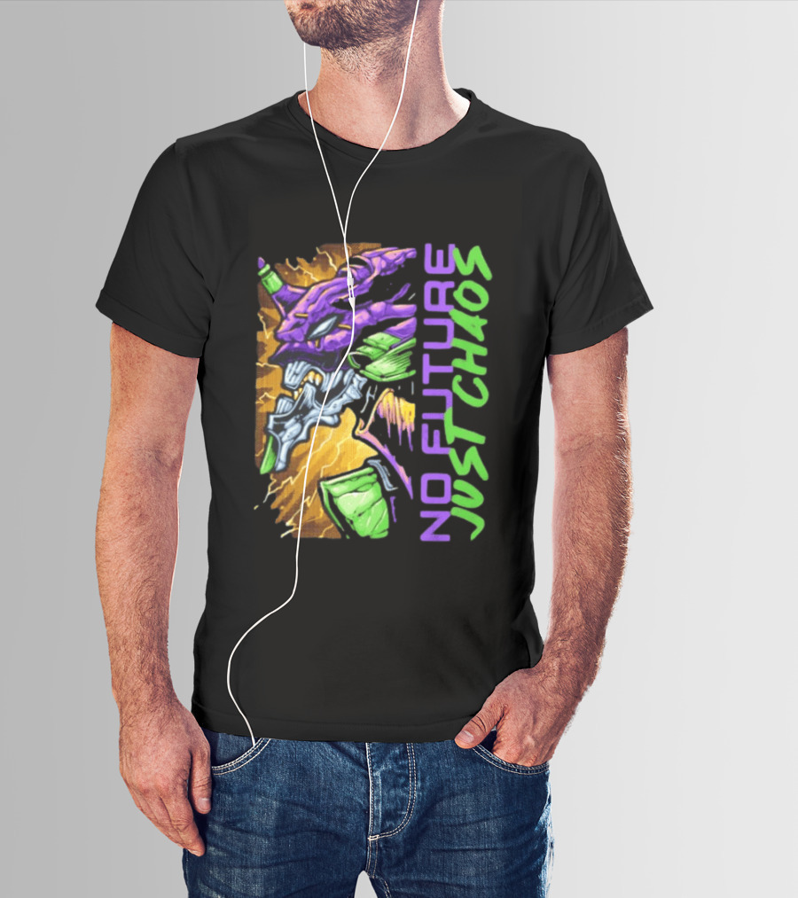 Evangelion Unit 01 No Future Just Chaos Neon Genesis Evangelion T-Shirt