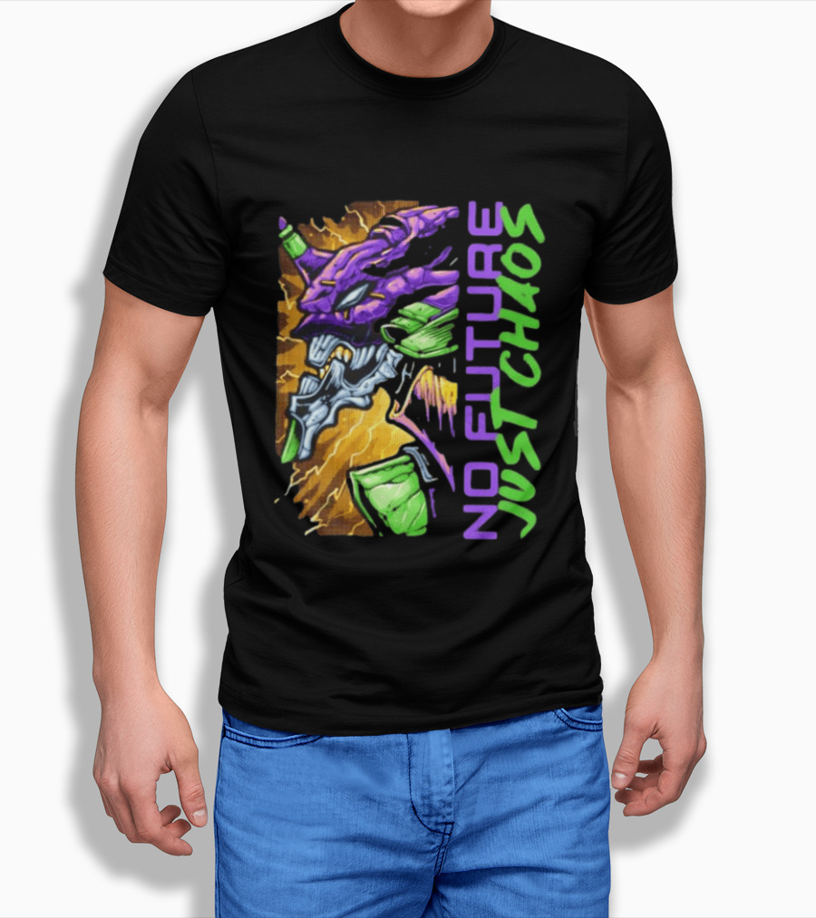 Evangelion Unit 01 No Future Just Chaos Neon Genesis Evangelion T-Shirt