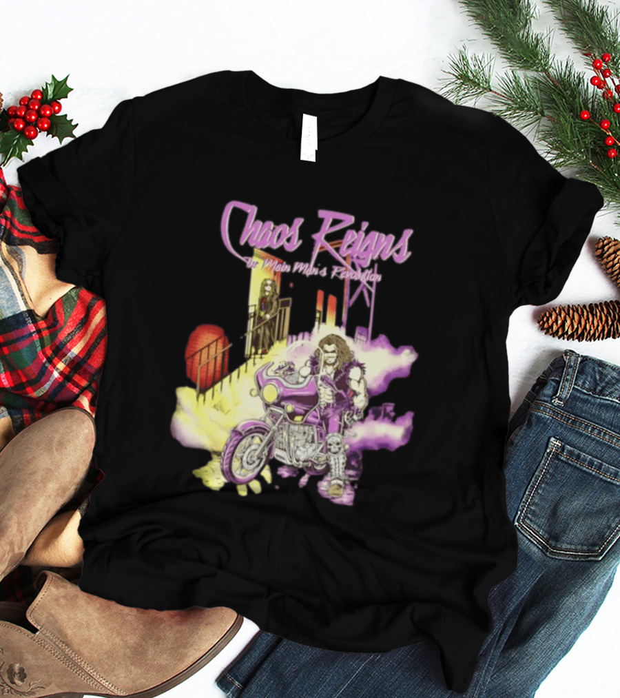 Chaos Reigns Lobo DC Comics Main Man's Revolution Motorcycle Rider T-Shirt