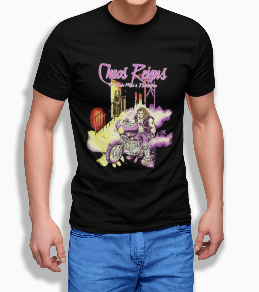Chaos Reigns Lobo DC Comics Main Man's Revolution Motorcycle Rider T-Shirt