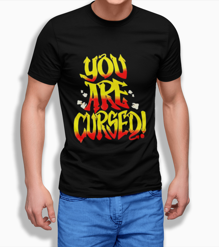 Danhausen You Are Cursed Bold Graffiti T-Shirt