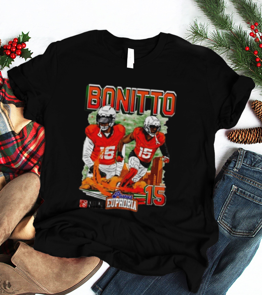 BONITTO 15 NFLPA Planet Euphoria Denver Skyline T-Shirt