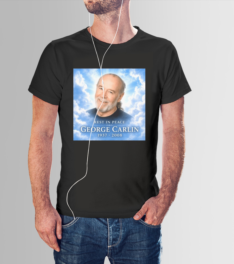 Rest In Peace George Carlin 1937 2008 Memorial T-Shirt