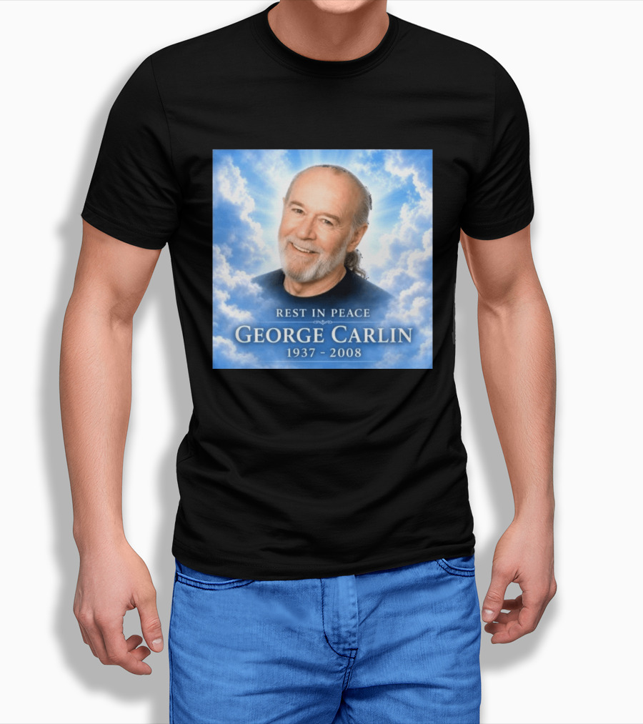 Rest In Peace George Carlin 1937 2008 Memorial T-Shirt
