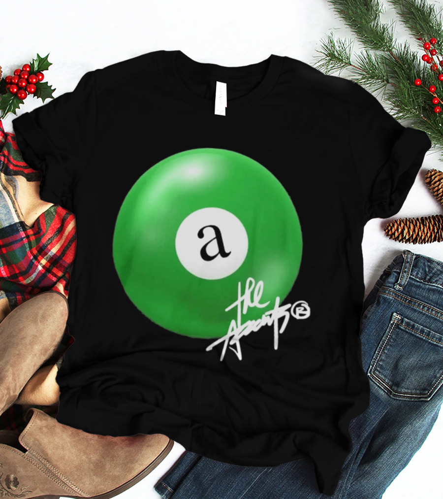 The Accents Collection Green Pool Ball Icon With Signature T-Shirt