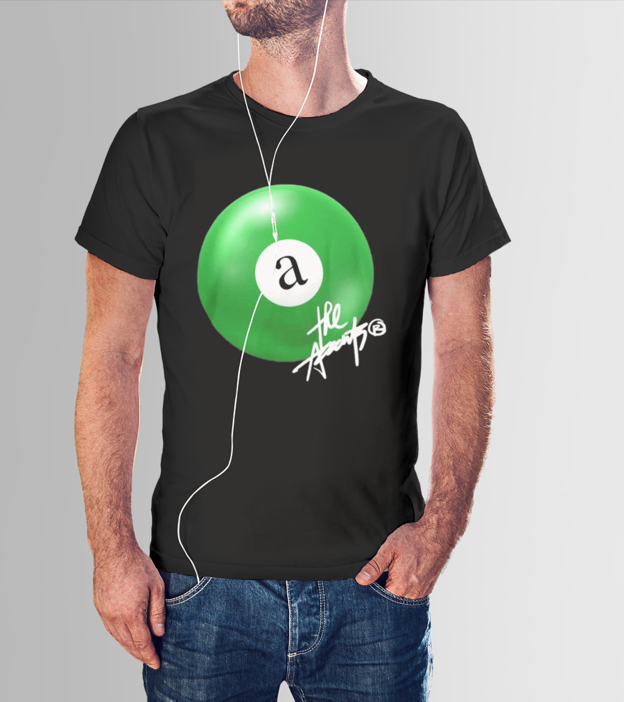 The Accents Collection Green Pool Ball Icon With Signature T-Shirt