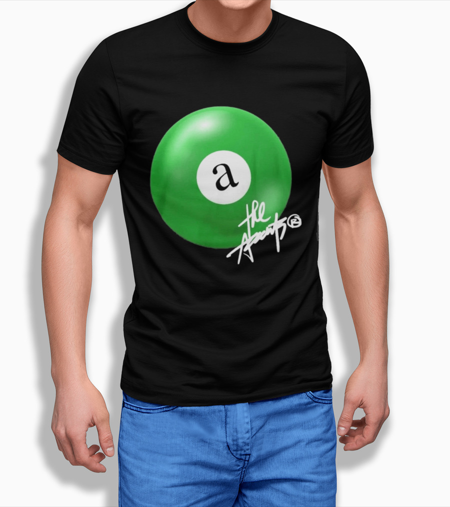 The Accents Collection Green Pool Ball Icon With Signature T-Shirt