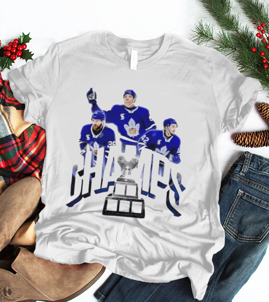 Toronto Marlies Champions Dakota Mermis Easton Cowan Landon Sim 2026 Calder Cup T-Shirt