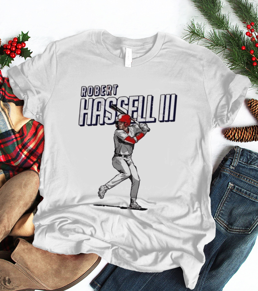 Robert Hassell III Baseball Player Washington Nationals T-Shirt