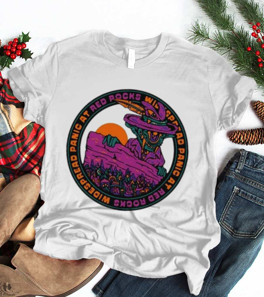 Widespread Panic At Red Rocks June 26 28 2026 Event Psychedelic Goblin T-Shirt
