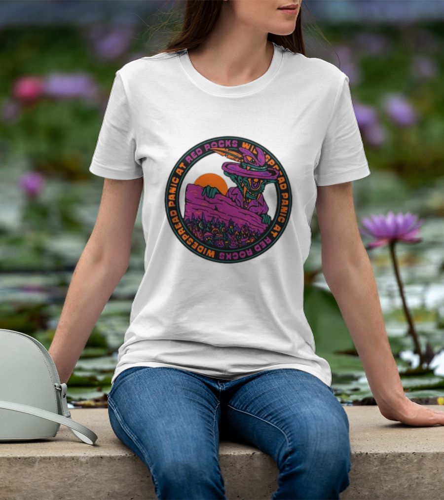 Widespread Panic At Red Rocks June 26 28 2026 Event Psychedelic Goblin T-Shirt