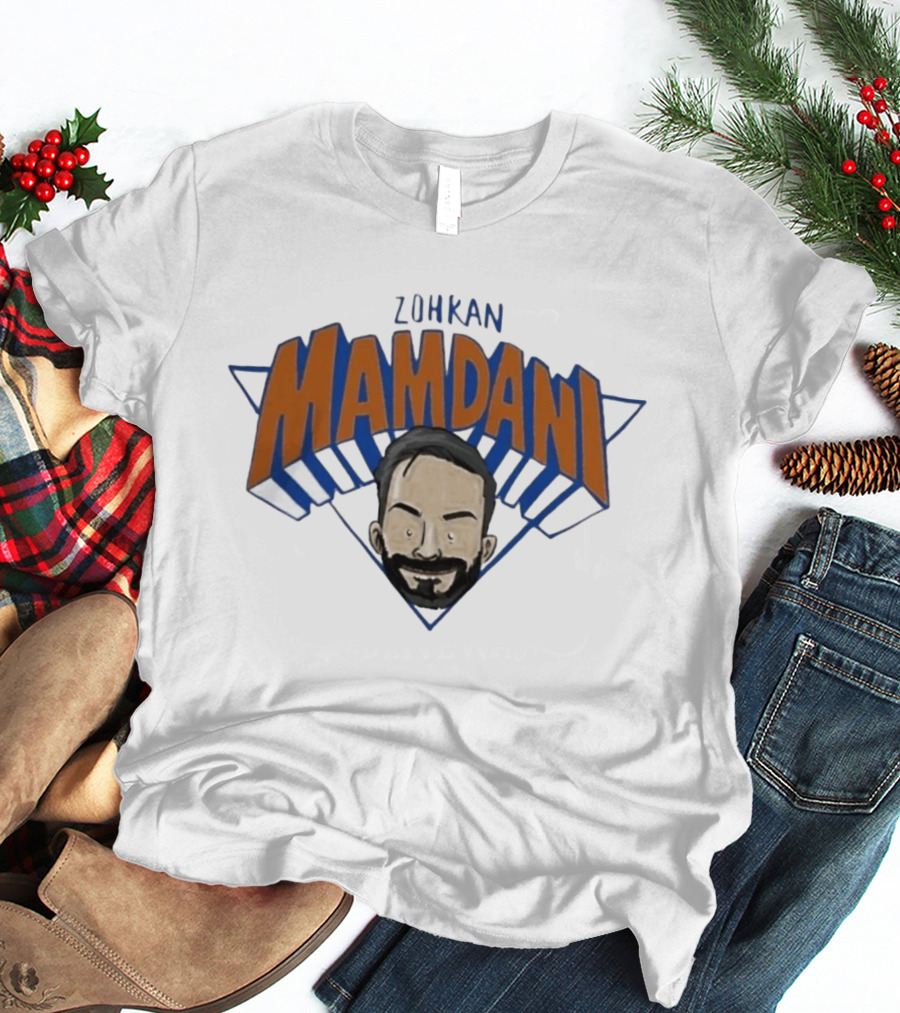 Zohran Mamdani MAMDANI Knicks Style Collab T-Shirt