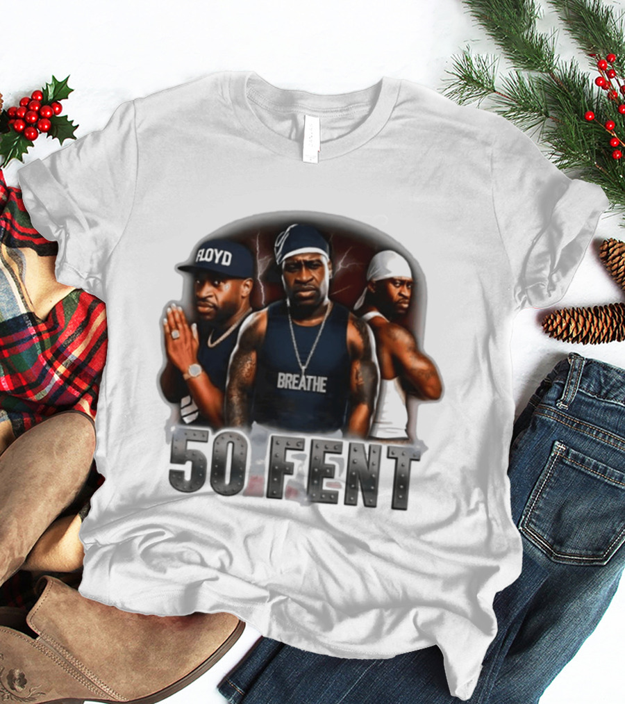 Original 50 Fent George Floyd Breathe 50 Cent T-Shirt