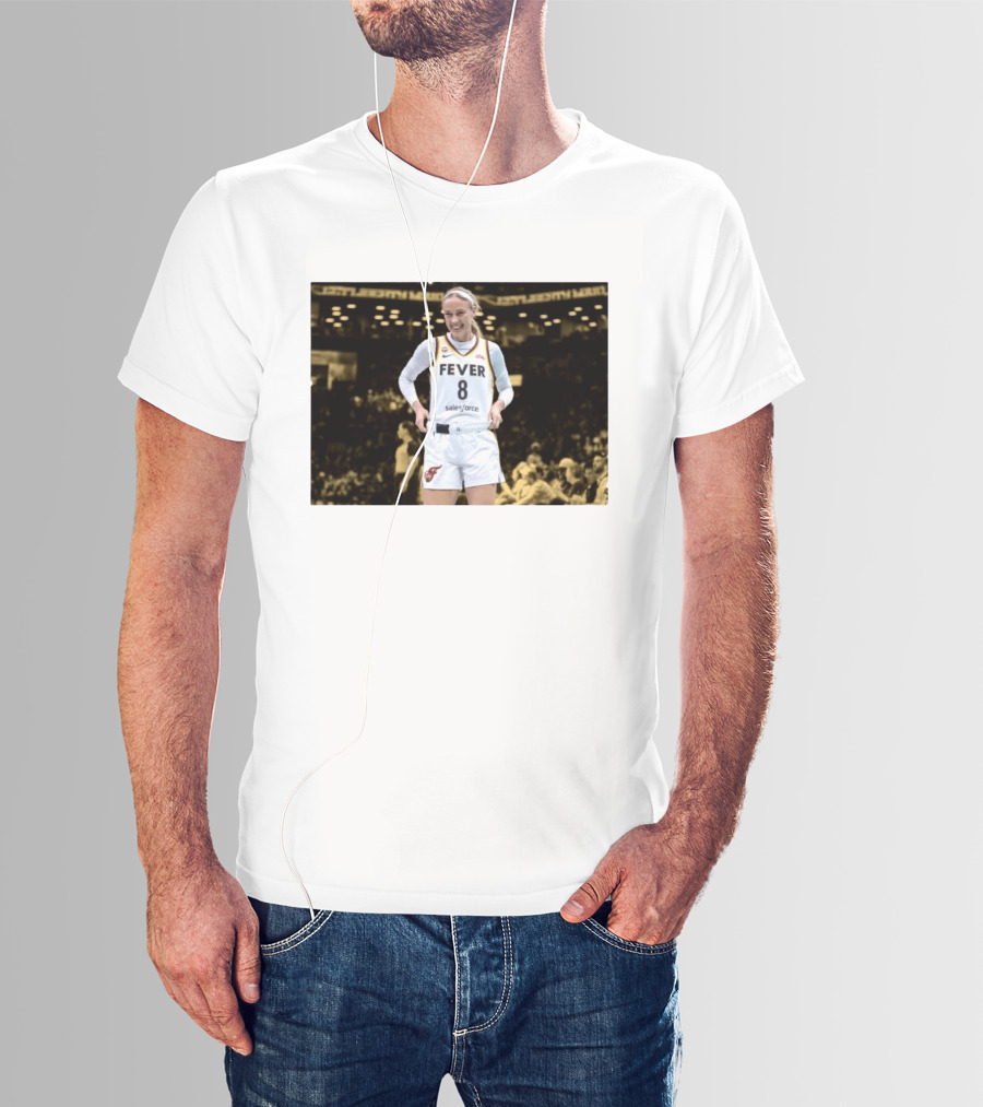 Indiana Fever Basketball Sophie's Favorite Knicks Player NBA Title Pursuit T-Shirt