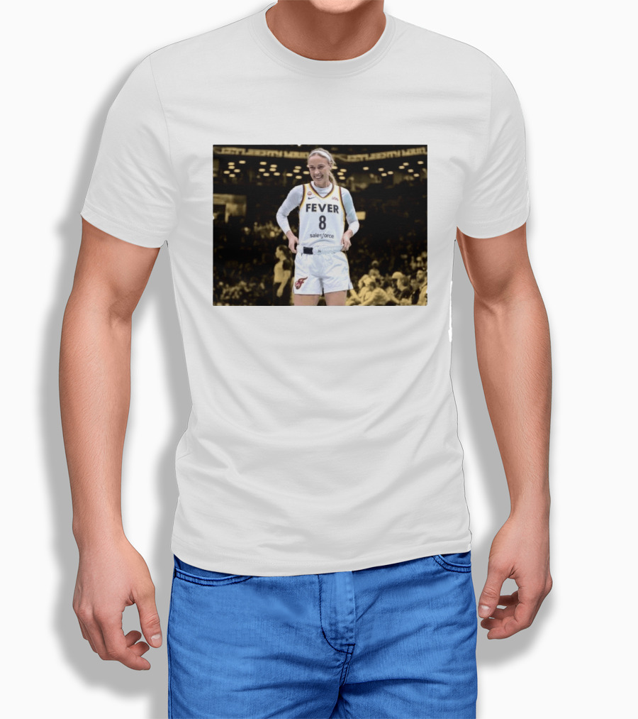 Indiana Fever Basketball Sophie's Favorite Knicks Player NBA Title Pursuit T-Shirt