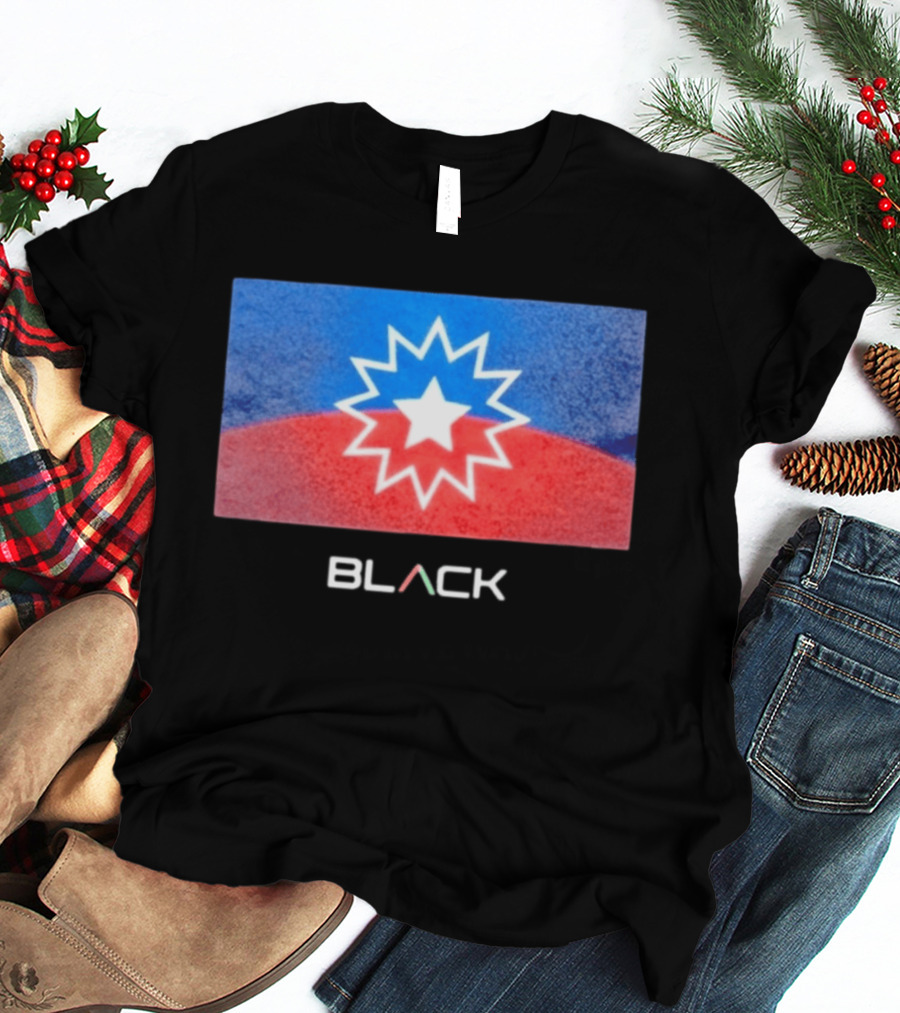 Actively Black Juneteenth Star Flag Celebration T-Shirt