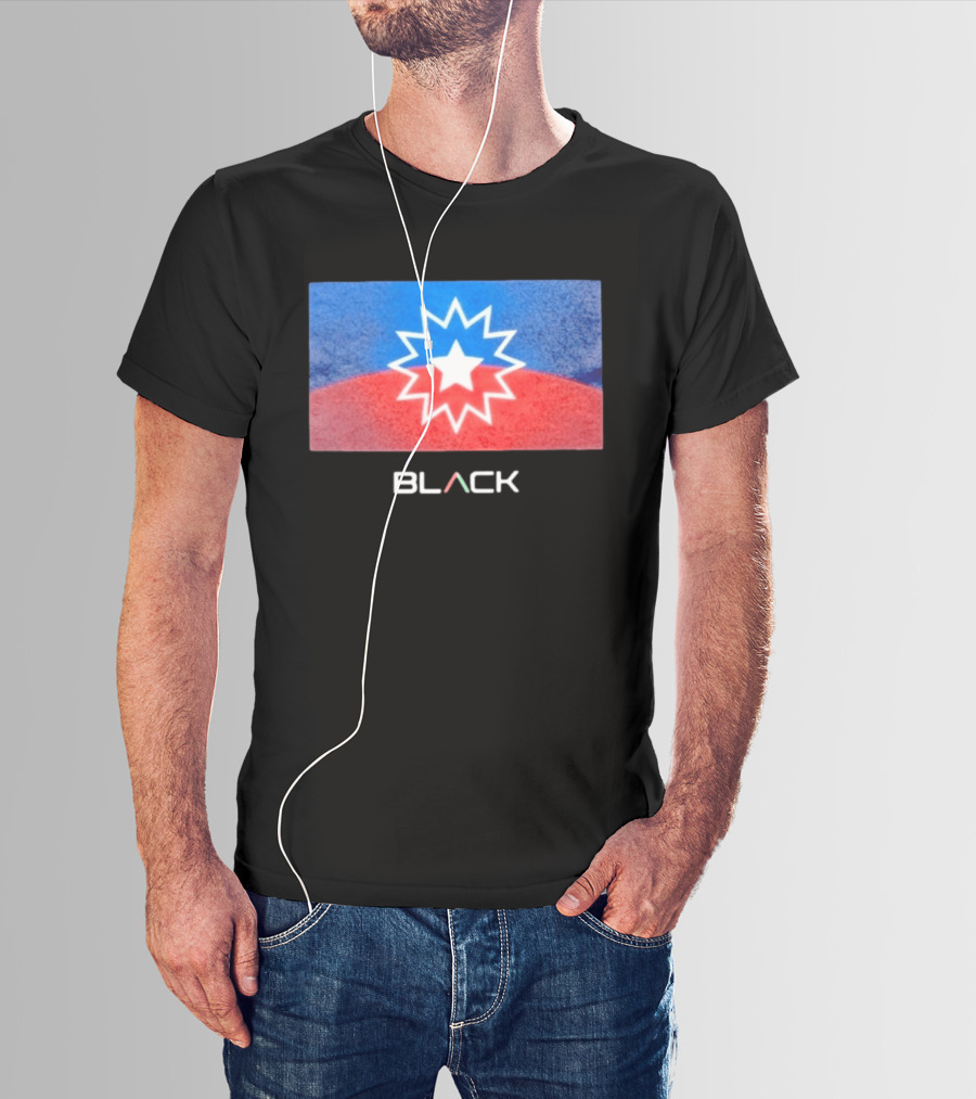 Actively Black Juneteenth Star Flag Celebration T-Shirt