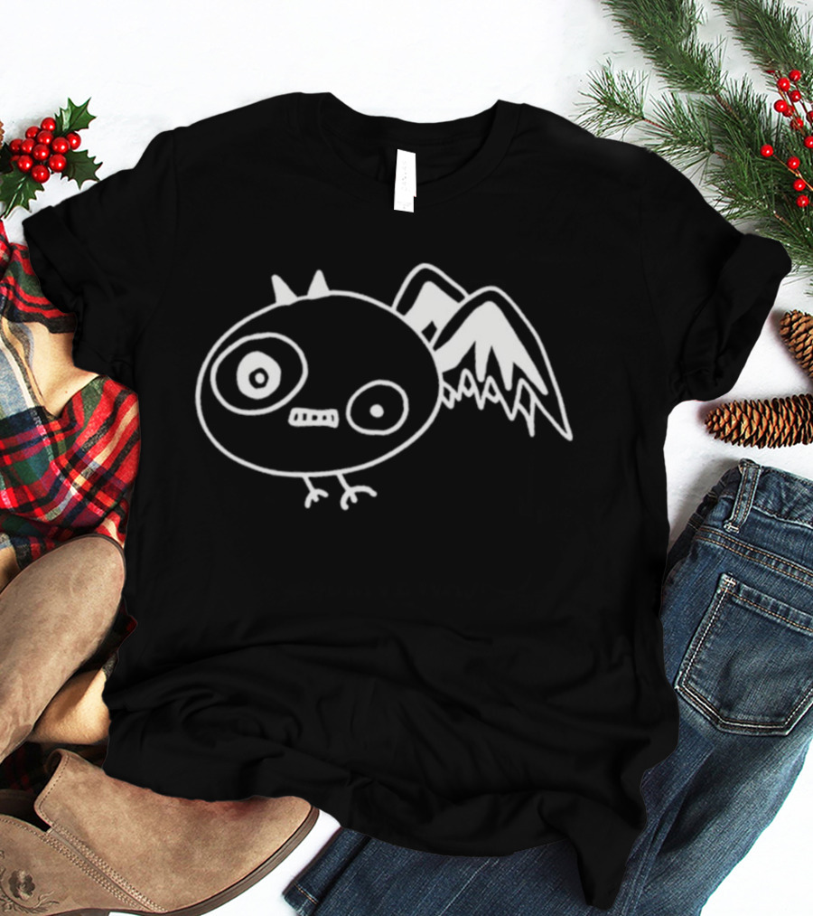 Mountain Bat Halloween Creepy Cartoon Creature With Wings T-Shirt