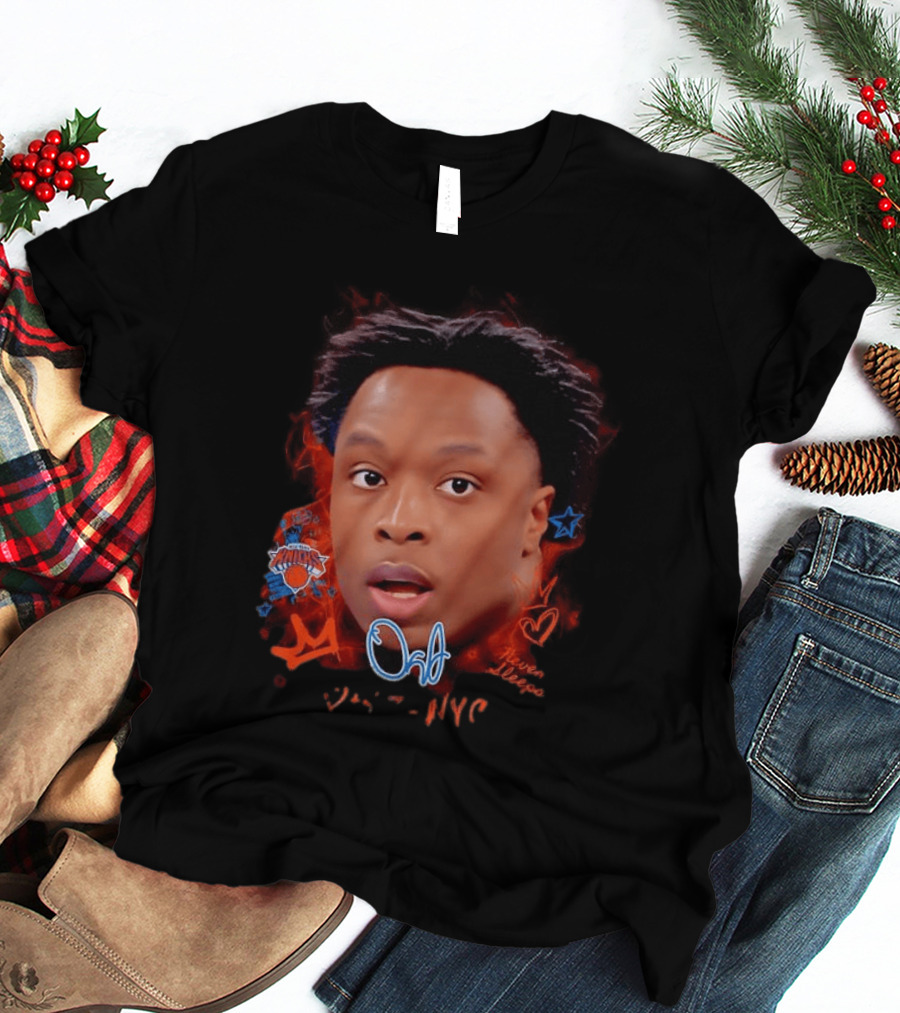 OG Anunoby Knicks Heart Star NYC NBA Never Sleeps T-Shirt