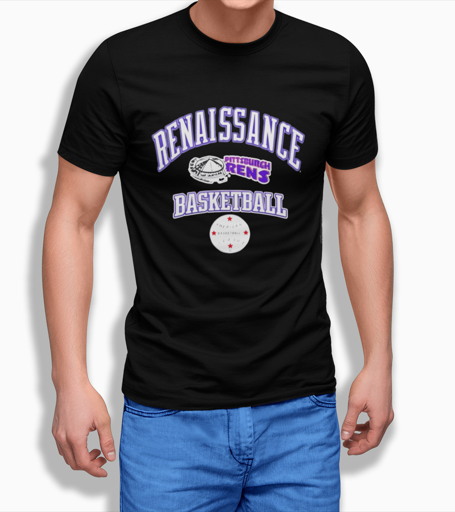 Renaissance Basketball Pittsburgh Rens American Basketball League T-Shirt