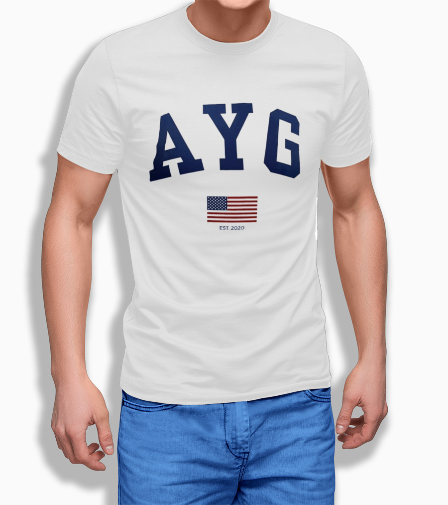 AYG American Flag EST 2020 4th Of July T-Shirt