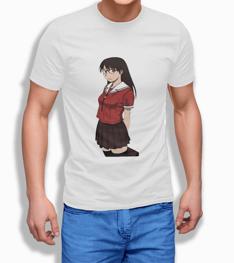 Azumanga Daioh Anime Yomi Character Red Outfit T-Shirt