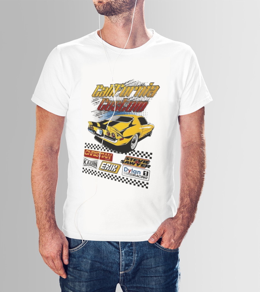 California Custom Camaro Christian Stevie Sawyer Kadin Erik Dylan T-Shirt