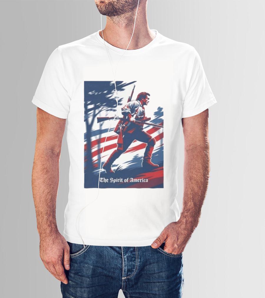 The Spirit Of America Benjamin Martin The Patriot Revolutionary T-Shirt