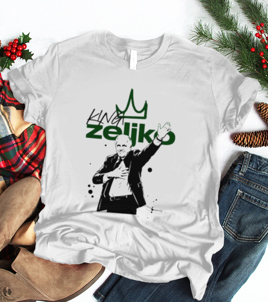 King Zeliko Regal Gesture With Crown T-Shirt