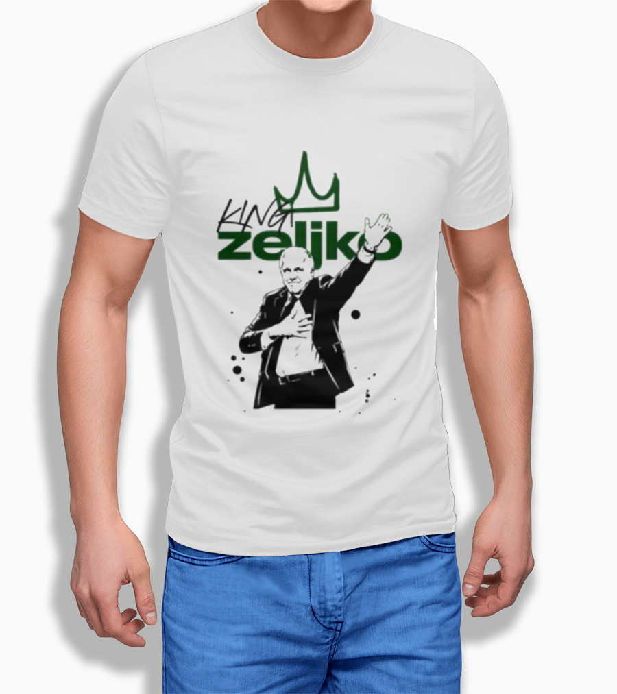 King Zeliko Regal Gesture With Crown T-Shirt