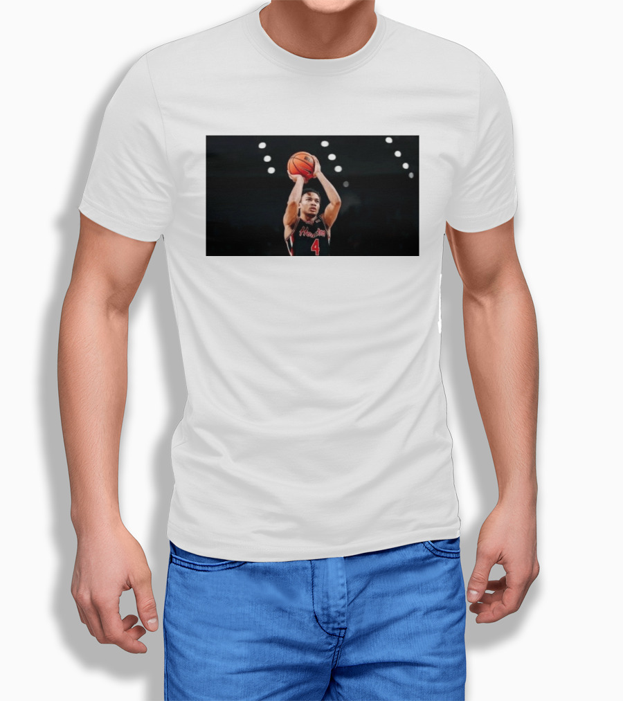 Kingston Flemings A Letter To NBA GMS Houston Basketball Player With Ball T-Shirt