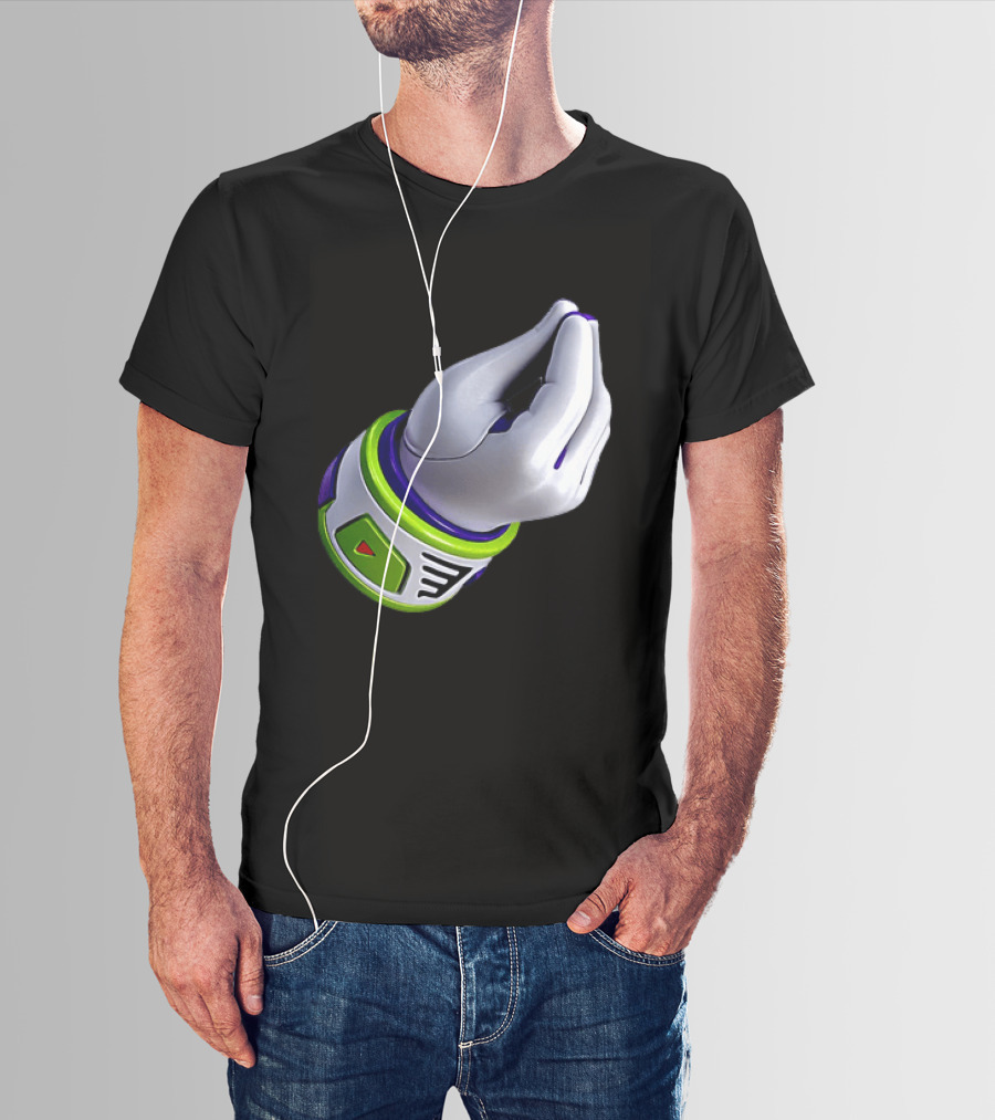 Buzz Lightyear Toy Story Ma Che Vuoi Hand Gesture T-Shirt