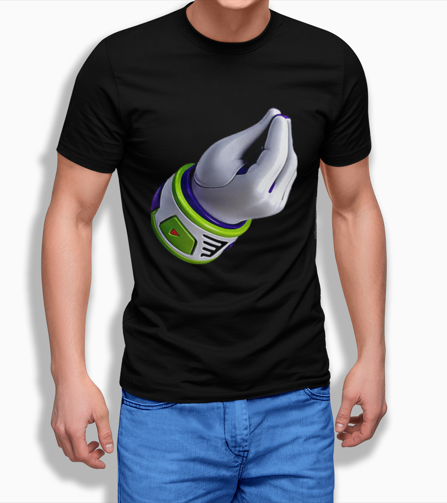 Buzz Lightyear Toy Story Ma Che Vuoi Hand Gesture T-Shirt