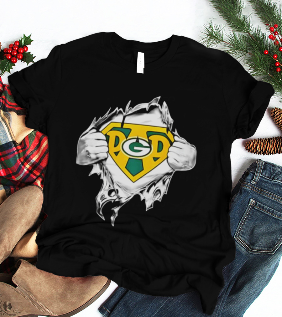 Green Bay Packers Super Dad PGD Father's Day T-Shirt