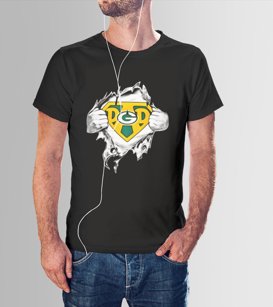 Green Bay Packers Super Dad PGD Father's Day T-Shirt