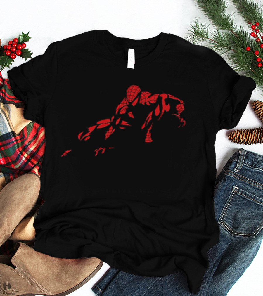 Zendaya Spider Man Red Paint Abstract T-Shirt