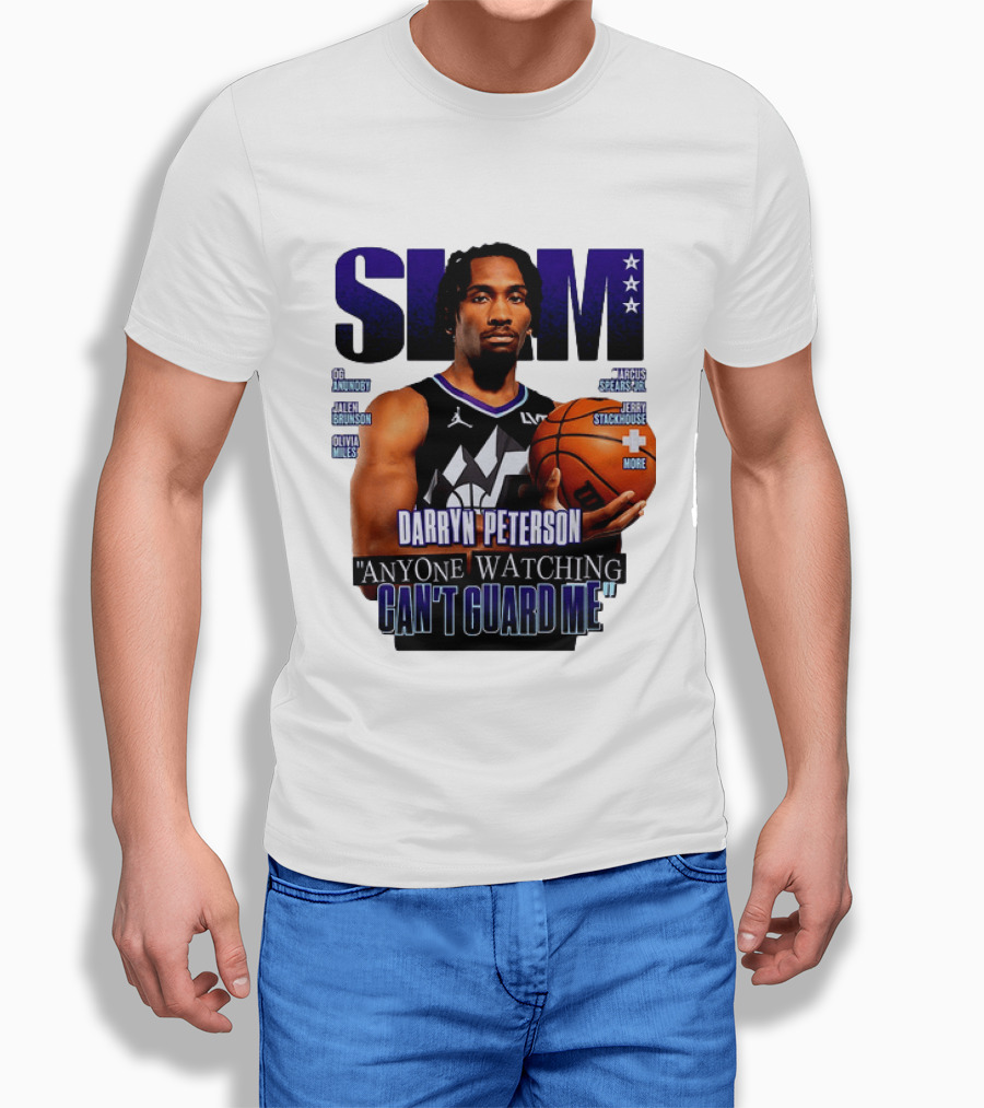 Darryn Peterson SLAM Utah Jazz Basketball Anyone Ing Can't Guard Me T-Shirt