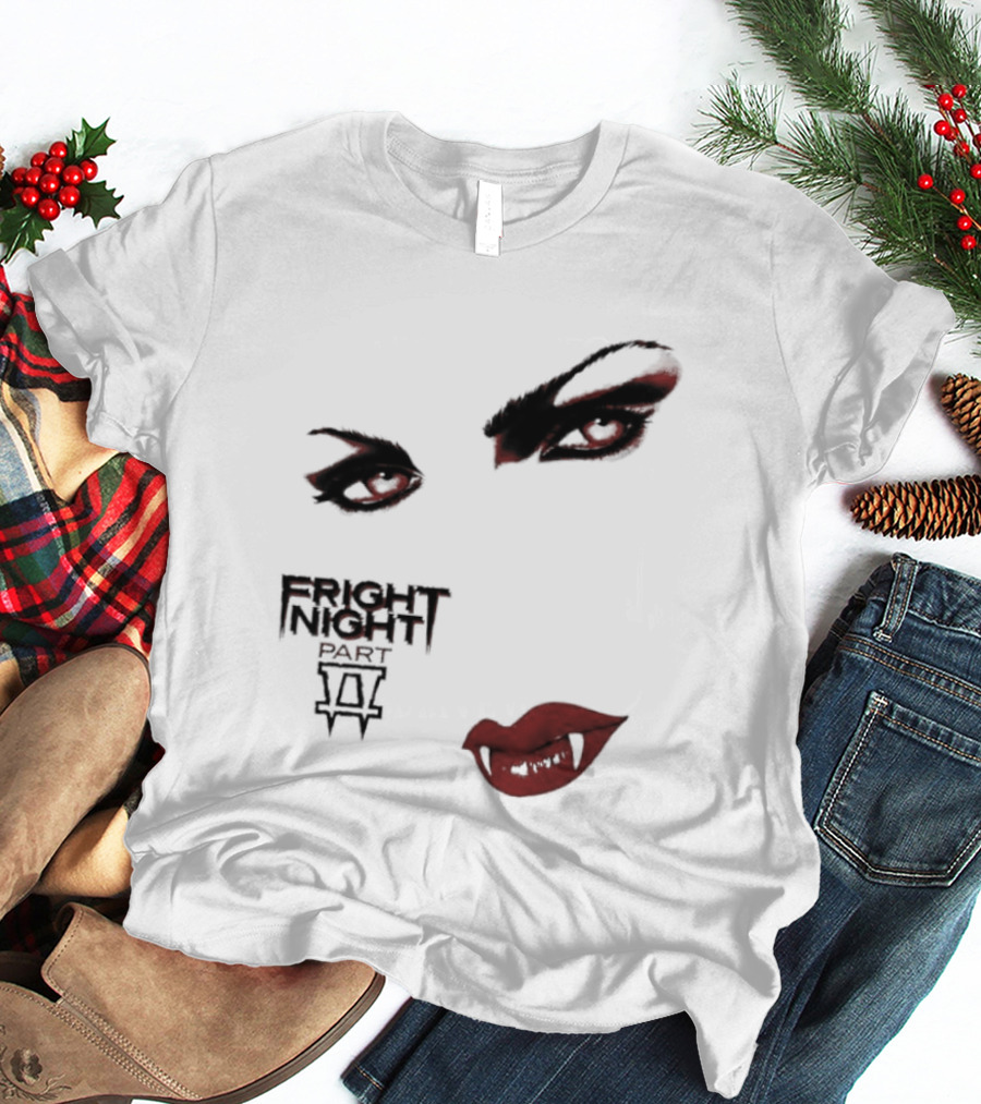 Fright Night Part 2 Vampire Eyes Fangs Horror Movie T-Shirt