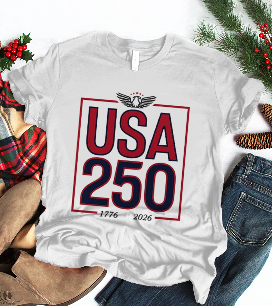 USA 250 Semiquincentennial Eagle 1776 2026 Anniversary T-Shirt