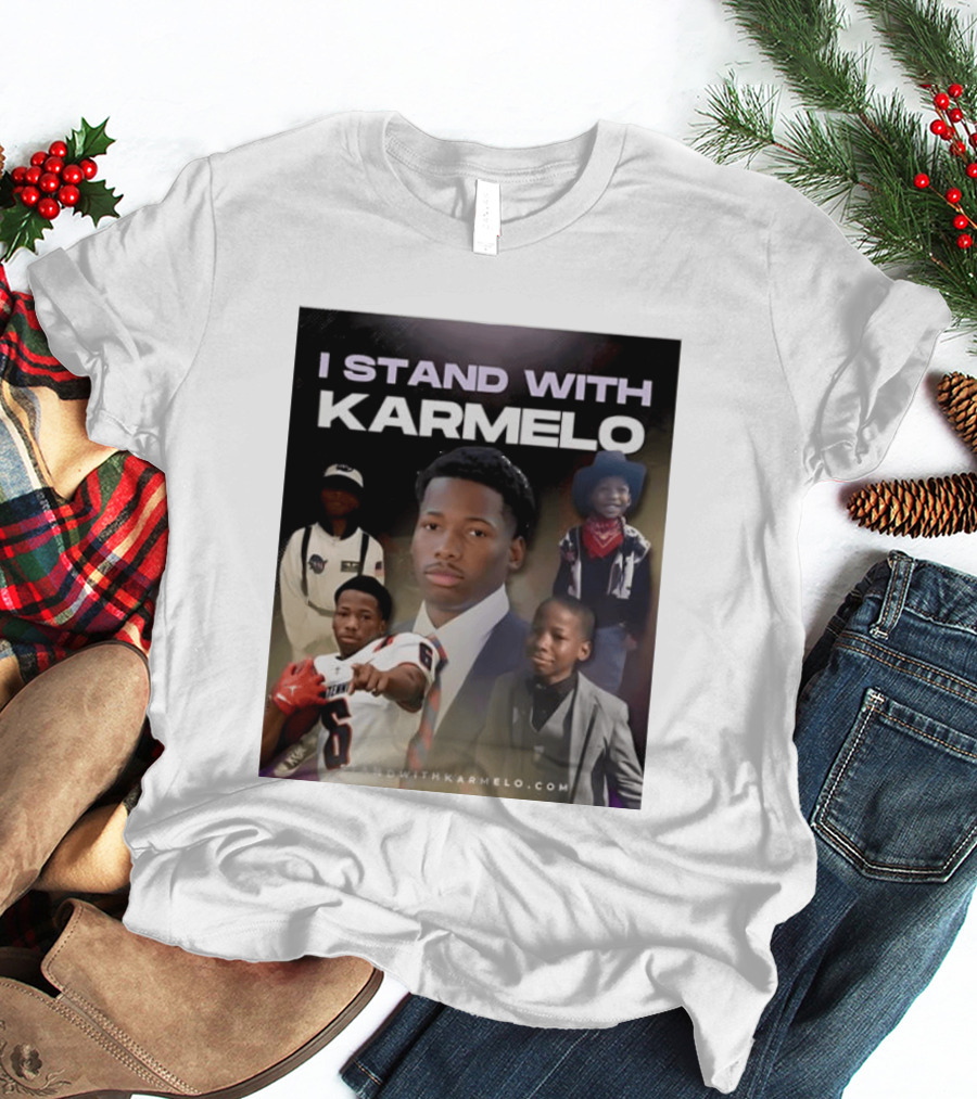 I Stand With Karmelo Football Player Memorial Standwithkarmelo T-Shirt